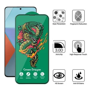 محافظ صفحه نمایش اپیکوی مدل Green Dragon ExplosionProof مناسب برای گوشی موبایل شیائومی Redmi Note 13 Pro 4G/5G / Redmi Note 13 4G/5G / Note 13R Pro 5G