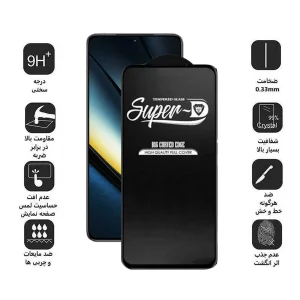 محافظ صفحه نمایش اپیکوی مدل Super 5D مناسب برای گوشی موبایل شیائومی Poco F6 Pro/ Poco F6/ Redmi Turbo 3