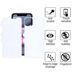محافظ صفحه نمایش اپیکوی مدل Hydrogel-cover مناسب برای گوشی موبایل اپل iPhone 11 به همراه محافظ پشت گوشی