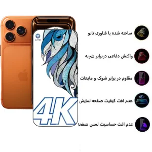 محافظ صفحه نمایش اپیکوی مدل Lion stereo vision  مناسب برای گوشی موبایل اپل  iPhone 17 Pro Max