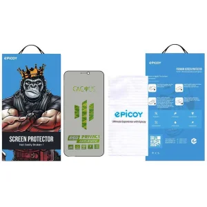 محافظ صفحه نمایش حریم شخصی اپیکوی مدل Cactus-ESD-Privacy مناسب برای گوشی موبایل اپل iPhone 11 Pro / Xs / X