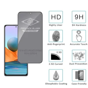 محافظ صفحه نمایش حریم شخصی اپیکوی مدل Pte مناسب برای گوشی موبایل شیائومی Redmi Note 10 Pro/ Note 10 Pro Max/ Poco M4 5G/ Poco M5
