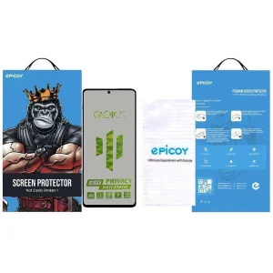 محافظ صفحه نمایش حریم شخصی اپیکوی مدل Cactus-ESD-Privacy مناسب برای گوشی موبایل شیائومی Xiaomi Poco F6 Pro / Xiaomi Poco F6 / Xiaomi Redmi Turbo 3