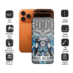 محافظ صفحه نمایش اپیکوی مدل Lion Esd 300c مناسب برای گوشی موبایل اپل iPhone 17 Pro / 17 / 16 Pro