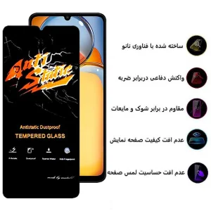 محافظ صفحه نمایش اپیکوی مدل Antistatic Dustproof مناسب برای گوشی موبایل شیائومی Redmi 13C 4G / Poco C65