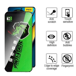 محافظ صفحه نمایش اپیکوی مدل Rhino Robix مناسب برای گوشی موبایل شیائومی Poco X7 Pro /X6 Pro / Redmi Note 14 /Turbo 4