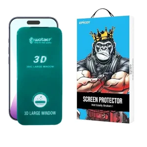 محافظ صفحه نمایش اپیکوی مدل Wotaer 3D Large Window مناسب برای گوشی موبایل اپل iPhone 17/ 17 Pro / 16 Pro
