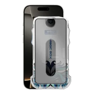 محافظ صفحه نمایش حریم شخصی اپیکوی مدل Lion Privacy Easy Install مناسب برای گوشی موبایل اپل iPhone 16 Pro  به همراه کیت نصب