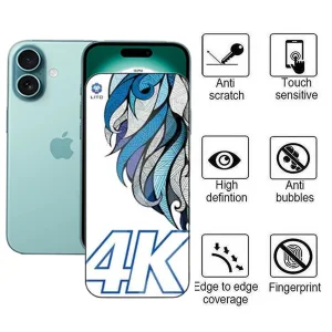 محافظ صفحه نمایش اپیکوی مدل Lion stereo vision مناسب برای گوشی موبایل اپل  iPhone 17 Pro / 17 / 16 Pro