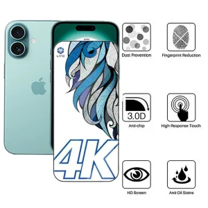 محافظ صفحه نمایش اپیکوی مدل Lion stereo vision مناسب برای گوشی موبایل اپل  iPhone 17 Pro / 17 / 16 Pro