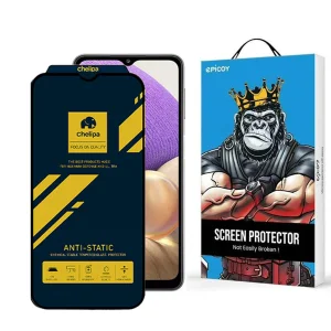 محافظ صفحه نمایش اپیکوی مدل Chelipa Anti-Static مناسب برای گوشی موبایل سامسونگ Galaxy A04 4G/A04e 4G/A04s 4G /F02s/M02/F12/F23/M02s/M33 5G/M23/F23 5G/M13 4G/F13 4G