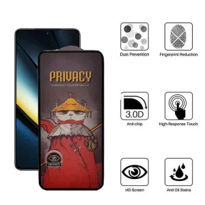 محافظ صفحه نمایش اپیکوی مدل  Airbag Privacy مناسب برای گوشی موبایل شیائومی Poco F6 Pro/ Poco F6/ Redmi Turbo 3