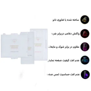 محافظ صفحه نمایش اپیکوی مدل Hydrogel مناسب برای گوشی موبایل سامسونگ Galaxy Z Fold 7 به همراه محافظ پشت گوشی