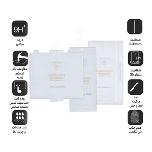 محافظ صفحه نمایش اپیکوی مدل Hydrogel مناسب برای گوشی موبایل سامسونگ Galaxy Z Fold 7 به همراه محافظ پشت گوشی