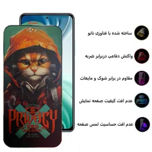 محافظ صفحه نمایش حریم شخصی اپیکوی مدل Privacy Hoodie Cat مناسب برای گوشی موبایل شیائومی Mi 11i/ Mi 10i / Mi 11X/ Mi 11X Pro/ 11i/ 11i HyperCharge 5G