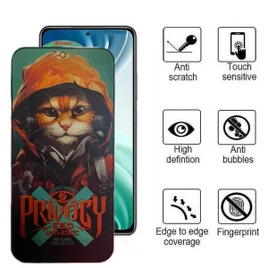محافظ صفحه نمایش حریم شخصی اپیکوی مدل Privacy Hoodie Cat مناسب برای گوشی موبایل شیائومی Mi 11i/ Mi 10i / Mi 11X/ Mi 11X Pro/ 11i/ 11i HyperCharge 5G