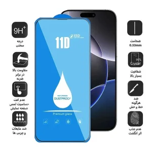 محافظ صفحه نمایش اپیکوی مدل Blue ESD مناسب برای گوشی موبایل اپل iPhone 17 Pro