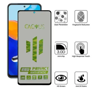 محافظ صفحه نمایش حریم شخصی اپیکوی مدل Cactus-ESD-Privacy مناسب برای گوشی موبایل شیائومی Redmi Note 10 4G / Note 11 4G Global / Poco M5s 4G / Poco M4 Pro 4G