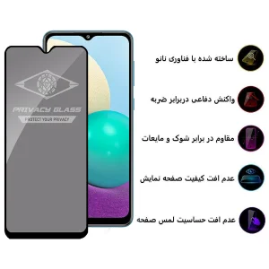 محافظ صفحه نمایش حریم شخصی اپیکوی مدل PvSight مناسب برای گوشی موبایل سامسونگ Galaxy A022