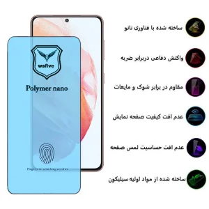 محافظ صفحه نمایش اپیکوی مدل Polymer Nano مناسب برای گوشی موبایل سامسونگ Galaxy S21 / S20