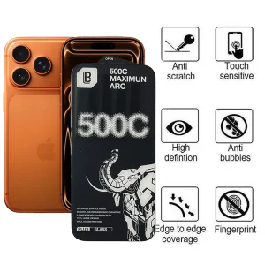 محافظ صفحه نمایش اپیکوی مدل 500C Maximum ARC مناسب برای گوشی موبایل اپل iPhone 17 Pro Max