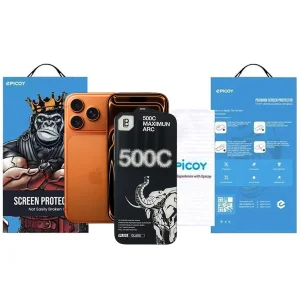 محافظ صفحه نمایش اپیکوی مدل 500C Maximum ARC مناسب برای گوشی موبایل اپل iPhone 17 Pro Max