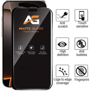 محافظ صفحه نمایش مات اپیکوی مدل AG Matte Etching مناسب برای گوشی موبایل اپل iPhone 16 Pro