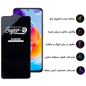 محافظ صفحه نمایش اپیکوی مدل Super 5D مناسب برای گوشی موبایل شیائومی Redmi Note 11 Pro Plus 5G/Note 11 Pro 4G/Note 11 5G/Note 11 E Pro/Note 10 Pro 4G/Note 10 Pro Max