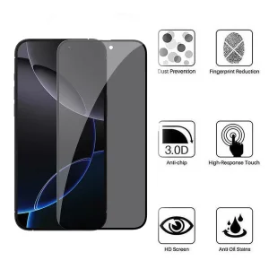 محافظ صفحه نمایش حریم شخصی اپیکوی مدل Privacy مناسب برای گوشی موبایل اپل iPhone 16 Pro