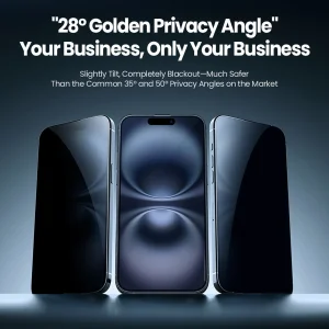 محافظ صفحه نمایش حریم شخصی اپیکوی مدل Privacy مناسب برای گوشی موبایل اپل iPhone 16 Pro