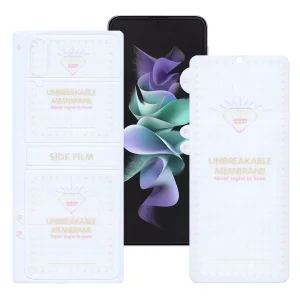 محافظ صفحه نمایش اپیکوی مدل Hydrogel مناسب برای گوشی موبایل سامسونگ Galaxy Z Flip 3 5G به همراه محافظ پشت گوشی