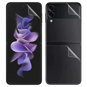 محافظ صفحه نمایش اپیکوی مدل Hydrogel مناسب برای گوشی موبایل سامسونگ Galaxy Z Flip 3 5G به همراه محافظ پشت گوشی