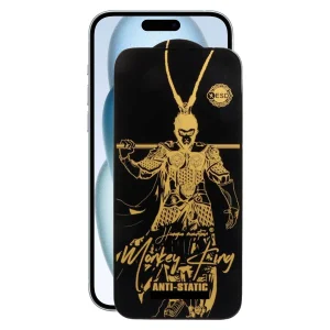 محافظ صفحه نمایش اپیکوی مدل Wukong ESD مناسب برای گوشی موبایل اپل iPhone 15/16/14 Pro