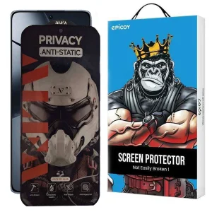 محافظ صفحه نمایش حریم شخصی اپیکوی مدل Alpha مناسب برای گوشی موبایل شیائومی Redmi Note 10 Pro Max/Note 10 Pro(India)/Note 10 Pro/Note 10 Lite