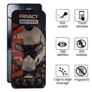 محافظ صفحه نمایش حریم شخصی اپیکوی مدل Alpha مناسب برای گوشی موبایل شیائومی Redmi Note 10 Pro Max/Note 10 Pro(India)/Note 10 Pro/Note 10 Lite