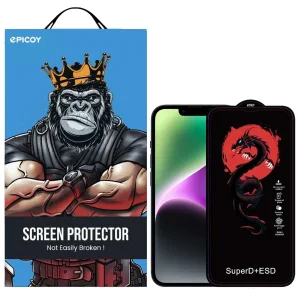 محافظ صفحه نمایش اِپیکوی مدل Dragon ESD مناسب برای گوشی موبایل اپل iPhone 13 / 13 Pro / 14