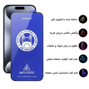 محافظ صفحه نمایش اپیکوی مدل Robot Clear مناسب برای گوشی موبایل اپل iPhone 15 Pro