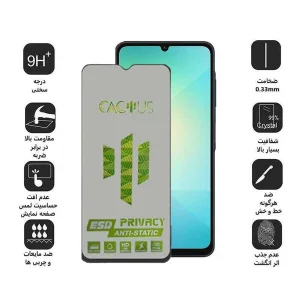 محافظ صفحه نمایش حریم شخصی اپیکوی مدل Cactus-ESD-Privacy مناسب برای گوشی موبایل سامسونگ Galaxy A06/A06s/A05s/A05/F05