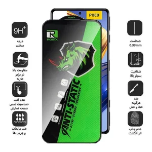محافظ صفحه نمایش اپیکوی مدل Rhino Robix مناسب برای گوشی موبایل شیائومی Poco F6 Pro/F6/F5 Pro/F5