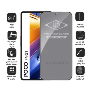 محافظ صفحه نمایش حریم شخصی اپیکوی مدل PvSight مناسب برای گوشی موبایل شیائومی Poco F4 GT
