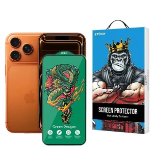محافظ صفحه نمایش اپیکوی مدل Green Dragon ExplosionProof مناسب برای گوشی موبایل اپل iPhone 17 Pro /17 /16 Pro