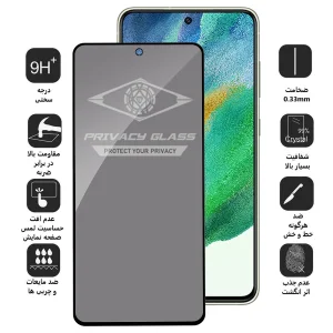 محافظ صفحه نمایش حریم شخصی اپیکوی مدل Pate مناسب برای گوشی موبایل سامسونگ Galaxy S21 FE 5G