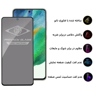 محافظ صفحه نمایش حریم شخصی اپیکوی مدل Pate مناسب برای گوشی موبایل سامسونگ Galaxy S21 FE 5G