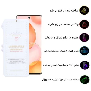 محافظ صفحه نمایش اپیکوی مدل Hydrogel مناسب برای گوشی موبایل آنر 50 / V40 Lite/ Nova 8 / Nova 9 / P50 Pro