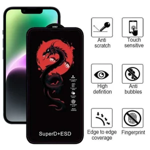محافظ صفحه نمایش اِپیکوی مدل Dragon ESD مناسب برای گوشی موبایل اپل iPhone 16e / 13 / 13 Pro / 14
