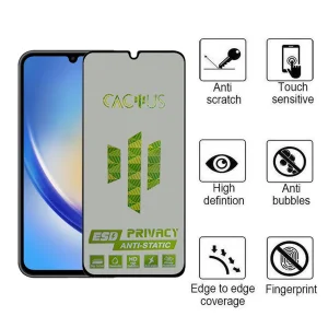 محافظ صفحه نمایش اِپیکوی مدل  Cactus-ESD-Privacy مناسب برای گوشی موبایل سامسونگ Galaxy A34 5G