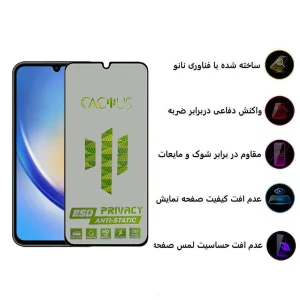 محافظ صفحه نمایش اِپیکوی مدل  Cactus-ESD-Privacy مناسب برای گوشی موبایل سامسونگ Galaxy A34 5G