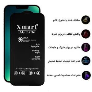 محافظ صفحه نمایش مات اپیکوی مدل Xmart Ag Matte مناسب برای گوشی موبایل اپل iphone 14 Plus/13 Pro Max