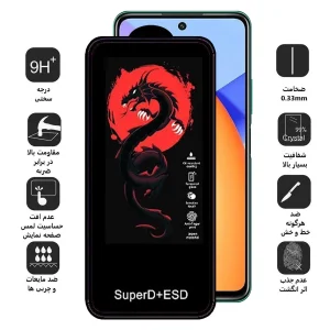 محافظ صفحه نمایش اپیکوی مدل Dragon ESD مناسب برای گوشی موبایل آنر 10X Lite / 90 Lite / 90 GT / 50 SE / X8b / X8a / X8
