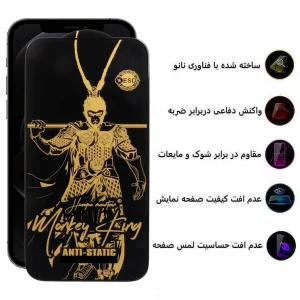 محافظ صفحه نمایش اپیکوی مدل Wukong ESD مناسب برای گوشی موبایل اپل iPhone 12 Pro/12